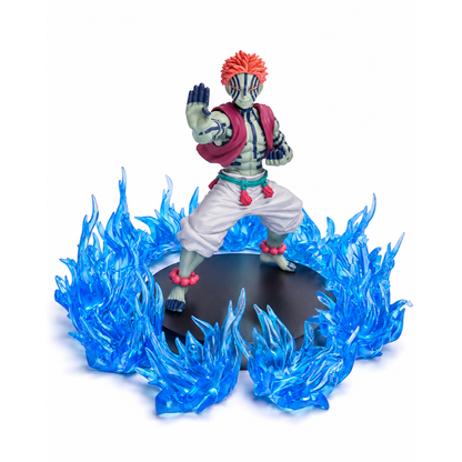 Statue Akaza flammes bleues