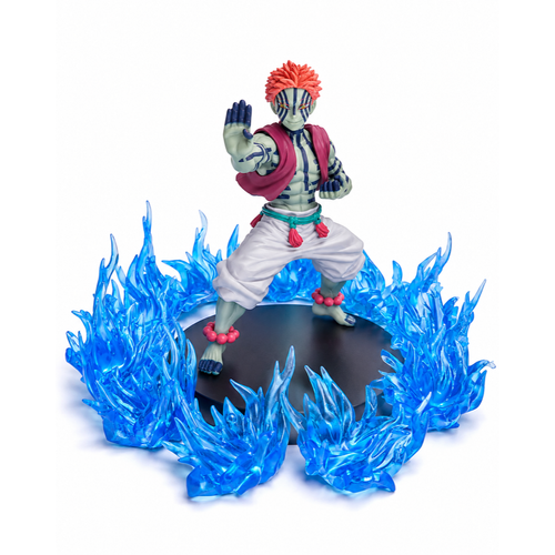 Statue Akaza flammes bleues