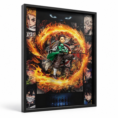 Cadre lumineux Demon Slayer, visuel 2 sur 2