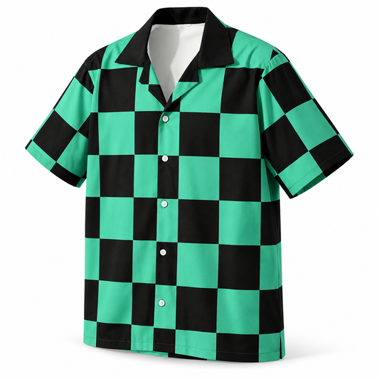Chemise Tanjiro damier