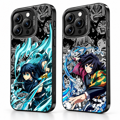 Coque iPhone fond givré