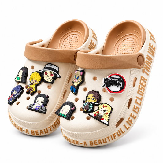 Sabots enfant caramel