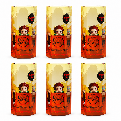 Figurines surprise Demon Slayer, 6pcs
