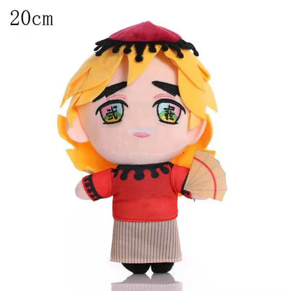 Original 20cm Demon Slayer's Blade Plush Toy Kimetsu No Yaiba Kamado Tanjirou Tomioka Giyuu Agatsuma Zenitsu Douma Sabito Plush