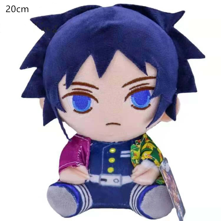 Original 20cm Demon Slayer's Blade Plush Toy Kimetsu No Yaiba Kamado Tanjirou Tomioka Giyuu Agatsuma Zenitsu Douma Sabito Plush