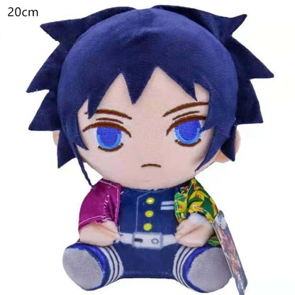 Original 20cm Demon Slayer's Blade Plush Toy Kimetsu No Yaiba Kamado Tanjirou Tomioka Giyuu Agatsuma Zenitsu Douma Sabito Plush