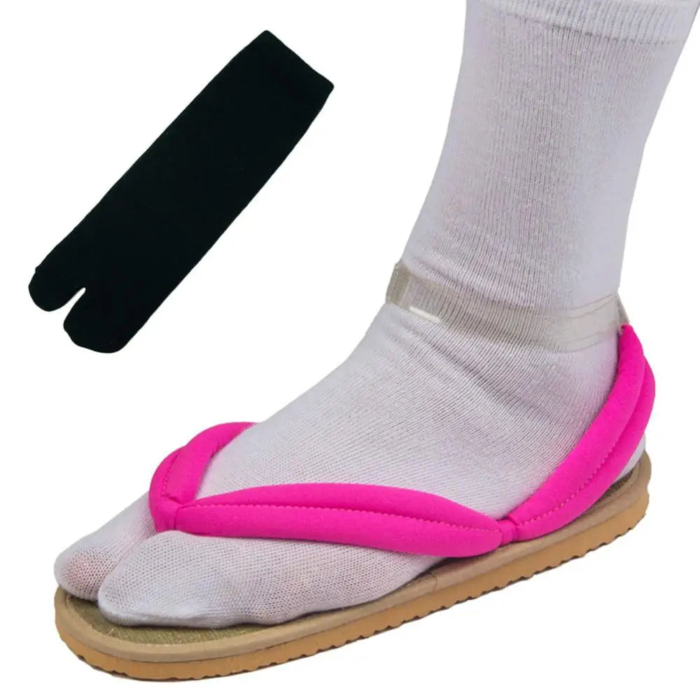 Anime Demon Slayer Shoes With Socks for Adults Kids Kimetsu no Yaiba Cosplay Shoes Nezuk Tanjirou Clogs Shoes Accessories