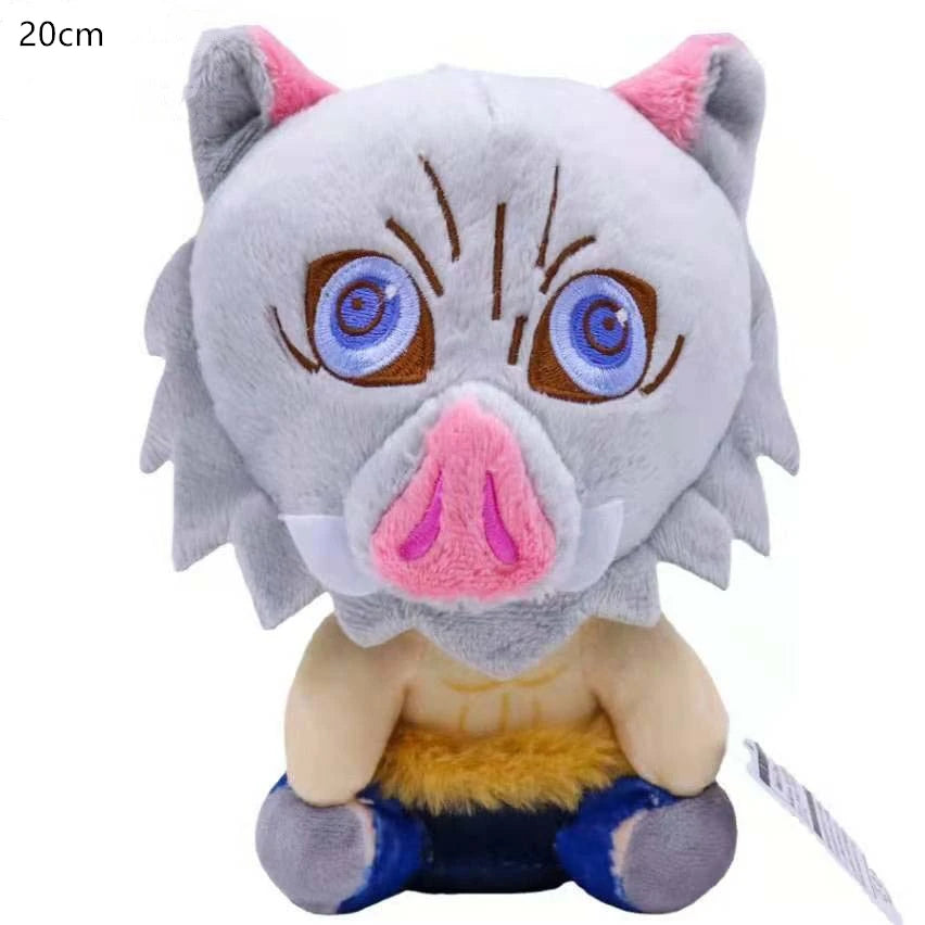 Original 20cm Demon Slayer's Blade Plush Toy Kimetsu No Yaiba Kamado Tanjirou Tomioka Giyuu Agatsuma Zenitsu Douma Sabito Plush