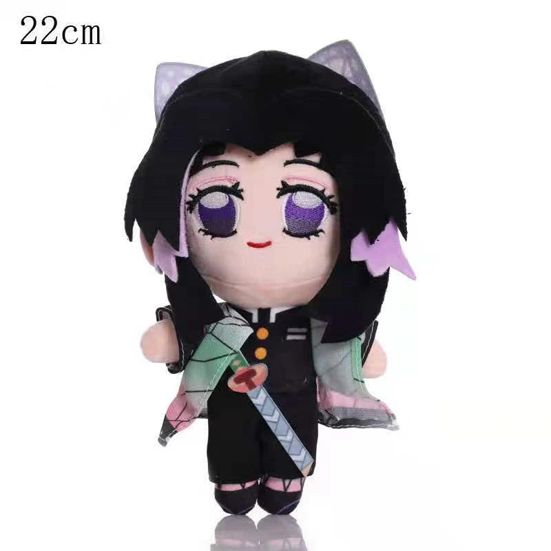 Original 20cm Demon Slayer's Blade Plush Toy Kimetsu No Yaiba Kamado Tanjirou Tomioka Giyuu Agatsuma Zenitsu Douma Sabito Plush