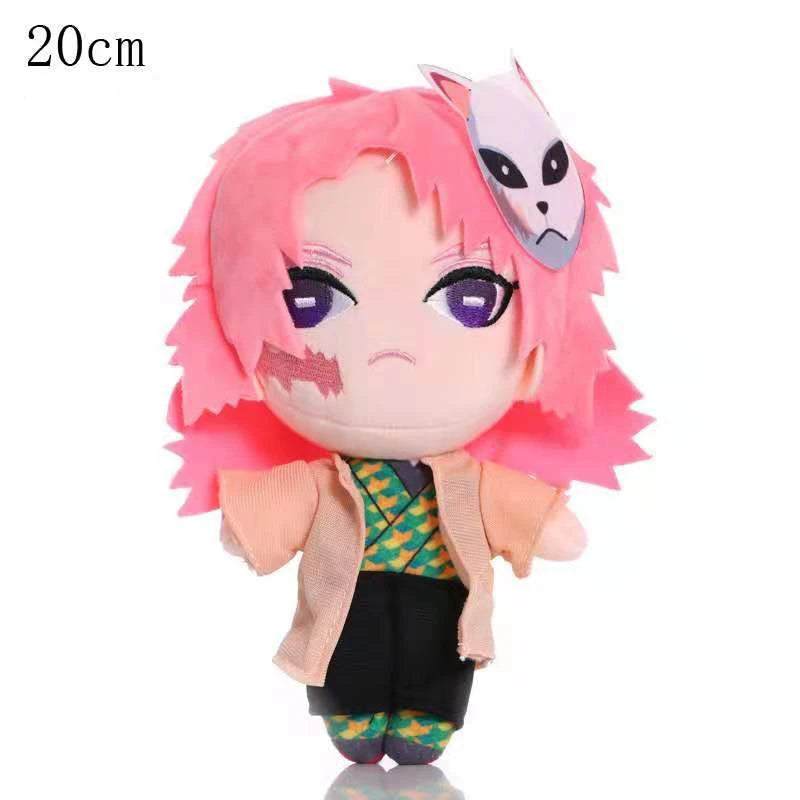 Original 20cm Demon Slayer's Blade Plush Toy Kimetsu No Yaiba Kamado Tanjirou Tomioka Giyuu Agatsuma Zenitsu Douma Sabito Plush