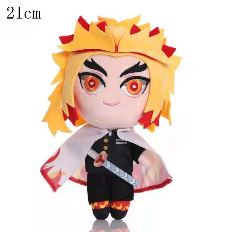 Original 20cm Demon Slayer's Blade Plush Toy Kimetsu No Yaiba Kamado Tanjirou Tomioka Giyuu Agatsuma Zenitsu Douma Sabito Plush