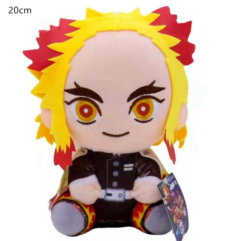 Original 20cm Demon Slayer's Blade Plush Toy Kimetsu No Yaiba Kamado Tanjirou Tomioka Giyuu Agatsuma Zenitsu Douma Sabito Plush