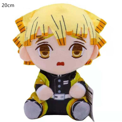 Original 20cm Demon Slayer's Blade Plush Toy Kimetsu No Yaiba Kamado Tanjirou Tomioka Giyuu Agatsuma Zenitsu Douma Sabito Plush