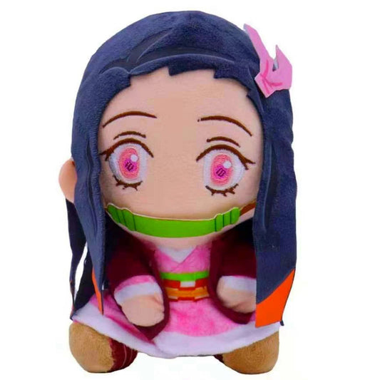Peluche Nezuko assise