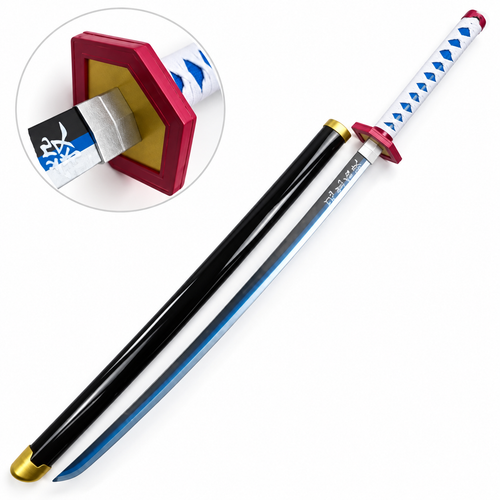 Katana Giyu, lame bleue