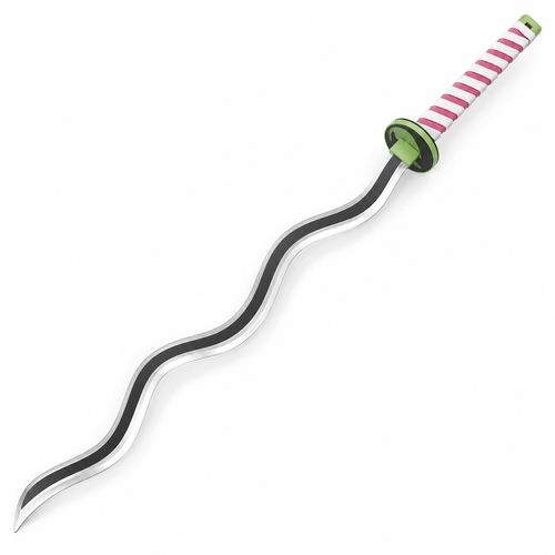 Katana Obanai, lame ondulée