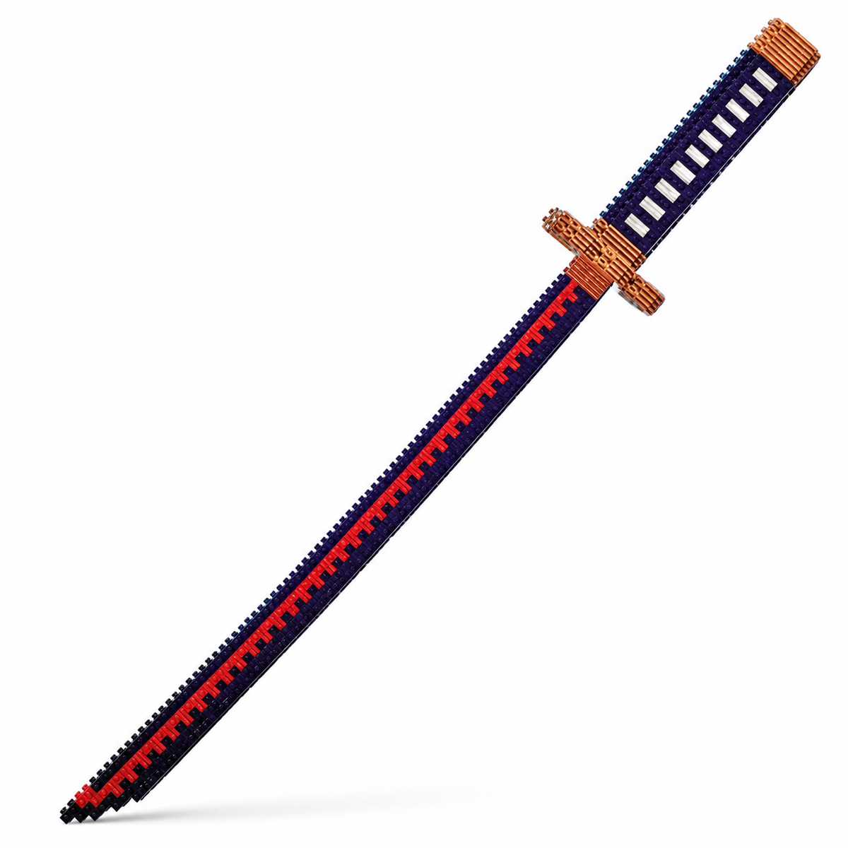 Katana LEGO lame rouge