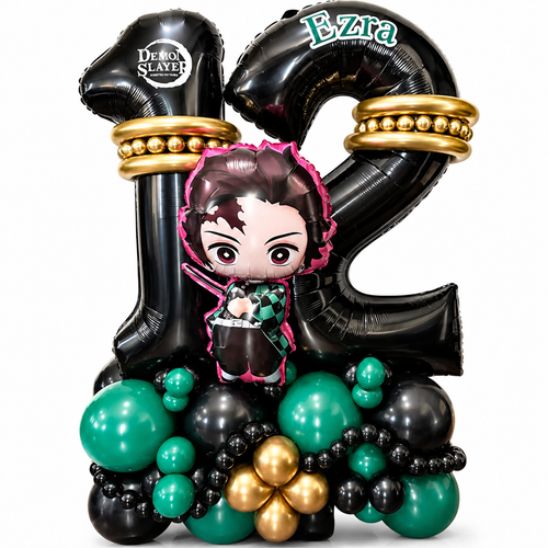 Kit ballons chiffres Demon Slayer, visuel 1 sur 10