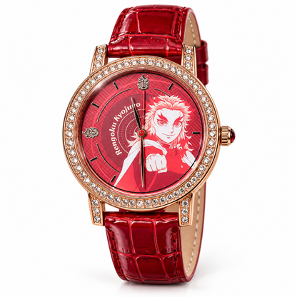 Montre Rengoku cadran rouge