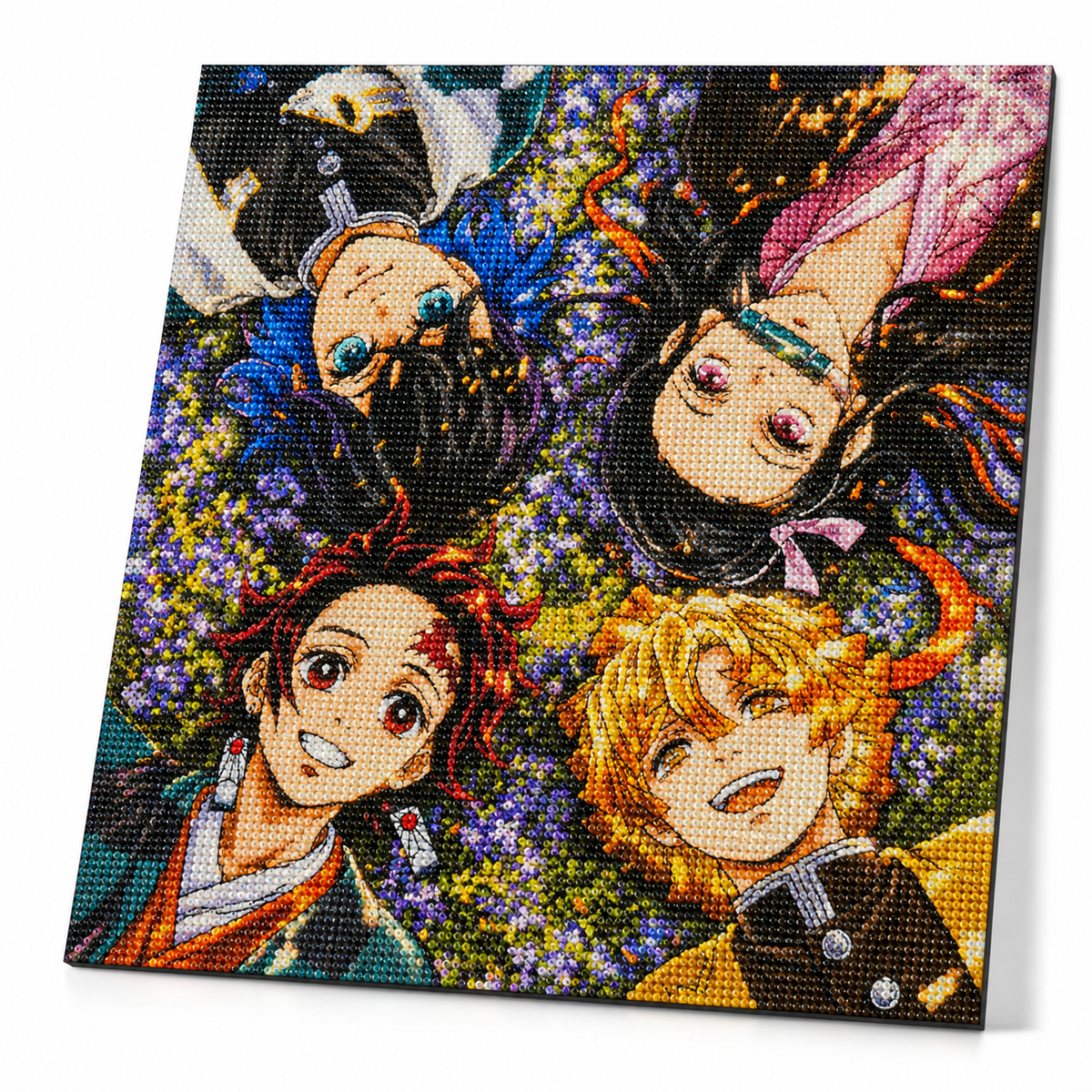 Peinture diamant 4 personnages