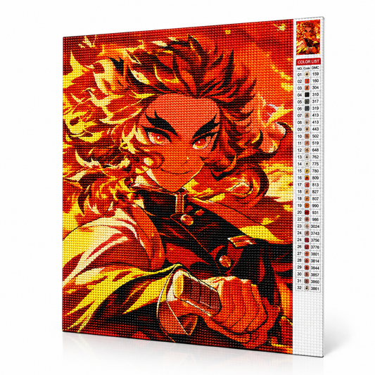 Peinture diamant Rengoku