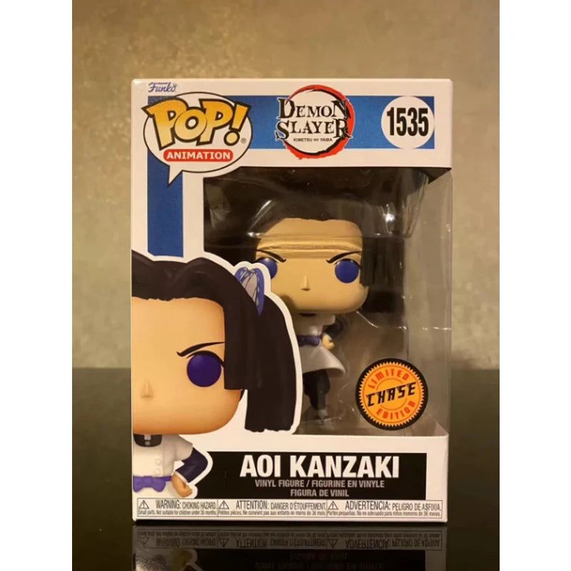 FUNKO POP Original Demon Slayer Blade Mi Douzi TANJIRO KAMADO Muichiro Tokoto Doma Akaza Action Anime Figures Toys Gift Model