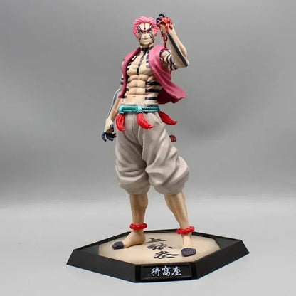 In Stock 30cm Demon Slayer Figure Himejima Gyoumei Figure Tomiokagiyuu Action Figurine Hantengu Akaza Figures Statue Model Toy