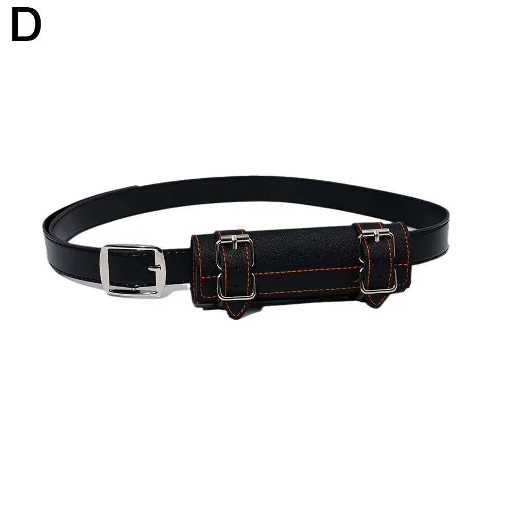 PU Leather Belt For Katana Belt Demon Slayer Belt Rapier Strap Belt Holster Sword Belt Waist Sheath Scabbard Holder 110CM