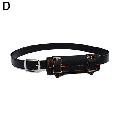 PU Leather Belt For Katana Belt Demon Slayer Belt Rapier Strap Belt Holster Sword Belt Waist Sheath Scabbard Holder 110CM