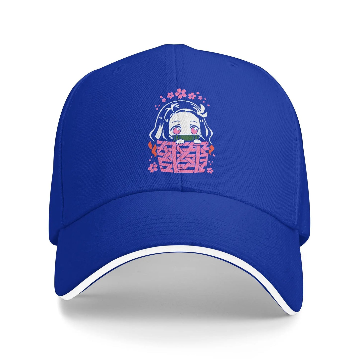 Kamado Nezuko Casual Baseball Cap Spring Character Trucker Hat Hot Sale Tennis Skate Hip Hop Hats  Women Streetwear Baseball Cap