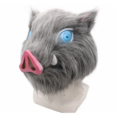 Hashibira Inosuke Anime Cosplay Costume Pig Mask Pants Outfit for Halloween Carnival Party Clothes For Men