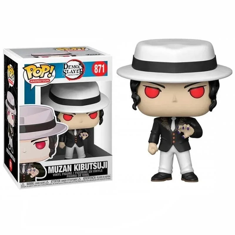2026 Funko POP Demon Slayer Tanjiro 1304 Kanroji 1306 Rui 1307 Sanemi 1253 Nezuko 1254 Obanai 1395 Action Figures Model Toy Gift