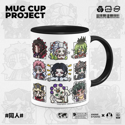 Demon Slayer Kamado Tanjirou Shinazugawa Sanemi creative cartoon ceramic mug home office afternoon tea coffee cup birthday Gifts