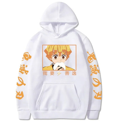 Sweat Zenitsu cadre orange
