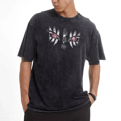 T-shirt Akaza Demon Slayer, visuel 3 sur 13