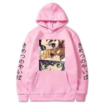 Trendy Hot Selling Demon Slayer Kimetsu No Yaiba Hoodie Jacket Casual Pullover Sweatshirt Cosplay