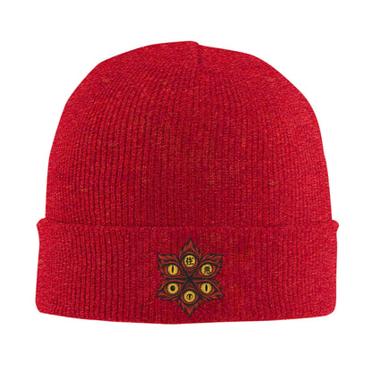 Demonic Eyes of Chaos demon slayer  Knit Beanie For Unisex  Winter Warm Bonnet Knitted Hat