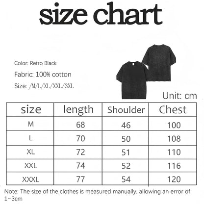 2026 Summer New Zenitsu Agatsuma Breath of Thunder Retro Washed Old T-shirt Demon Slayer 90s Street Style Short-sleeved Top