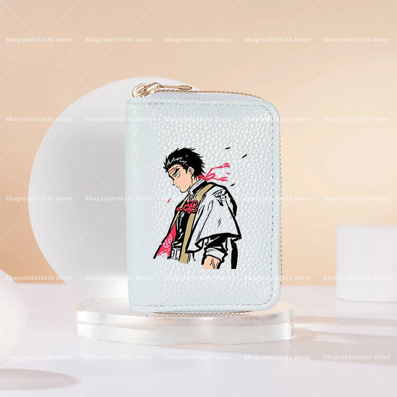 New Demon Slayer Wallet Woman Man Fashion Zipper Wallet Anime Cartoon Coin Purse Man Card Holder Fashion Money Bag Birthday Gift