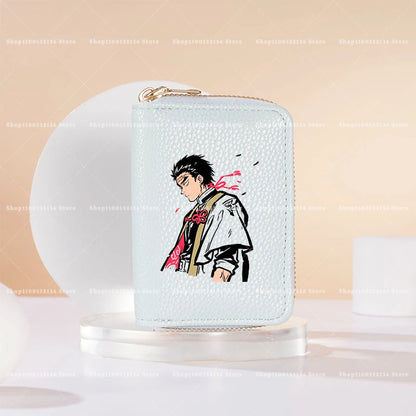 New Demon Slayer Wallet Woman Man Fashion Zipper Wallet Anime Cartoon Coin Purse Man Card Holder Fashion Money Bag Birthday Gift