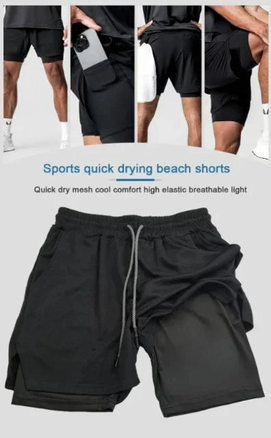 2026 New Unisex Demon SlayerKanroji Mitsuri 2026 Summer New Edition Anime Printed Loose Quick Drying Double Layer Sports Shorts