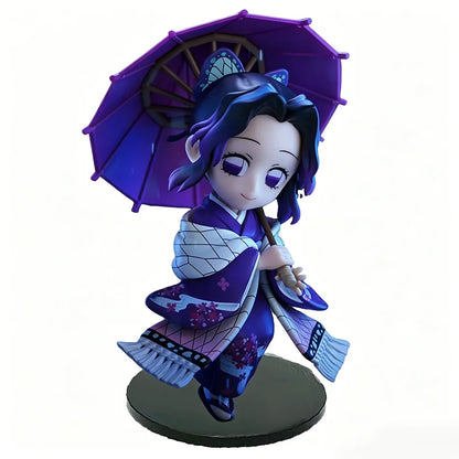 Anime Demon Slayer Kimetsu no Yaiba Figure 15cm Kochou Shinobu Kanroji Mitsuri Plum Rain Series Action Model Toy Gift