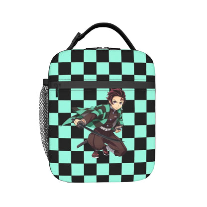 D-Demons Slayers Portable Lunch Box Multifunction Kimetsus No Yaibas Cooler Thermal Food Insulated Lunch Bag School Student