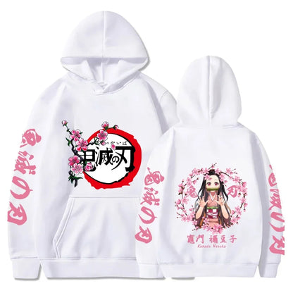 2026 New Demon Slayer Graphic Printed Hoodie Sweatshirt Men's and Women's Hoodie Men's Tops Sports Hoodie Harajuku Y2K Hoodie