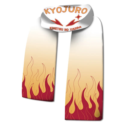 In stock Demon Slayer: Kimetsu No Yaiba Anime Scarf Kamado Tanjirouagatsuma Zenitsutomioka Giyuu Anime Winter Warm Xmas Gift