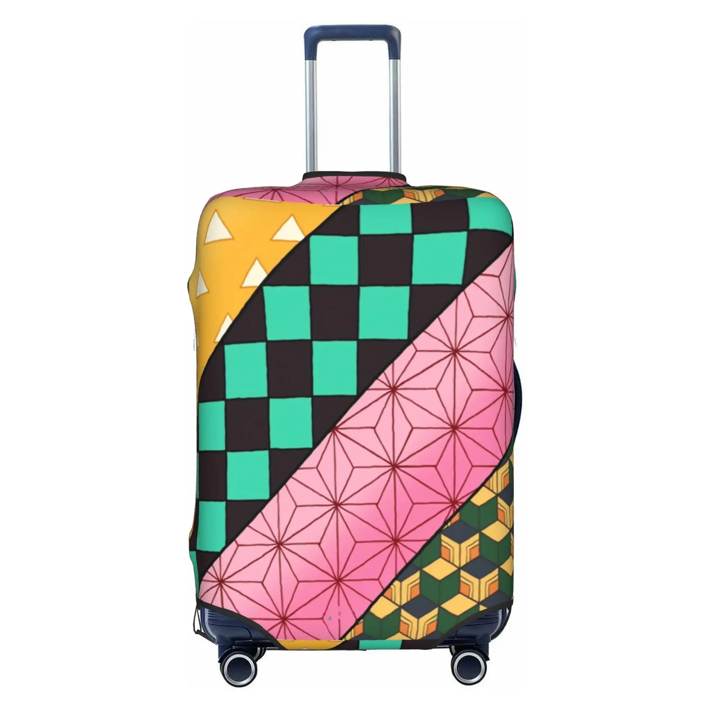 Custom Demon Slayer Kimetsu no Yaiba Travel Luggage Cover Elastic Manga Anime  Suitcase Cover Protector Fit 18-32 Inch