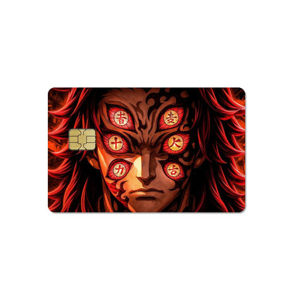 DIY Self-made Anime Demon Slayer 2.5D HD Matte PVC Sticker Film Tape Skin for Credit Card Debit Card Waterproof Sticke Gift