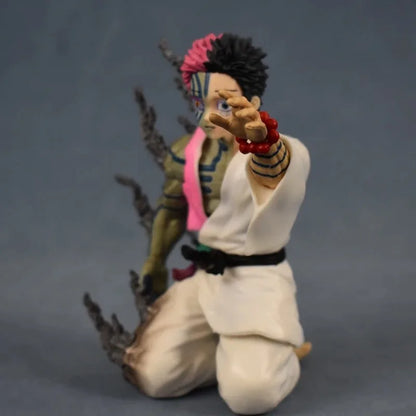 Collectible Peripheral:Twelve Kizuki Upper Moon Three Akaza Kneeling Pose Figure | Final Confession Ver. | Desktop