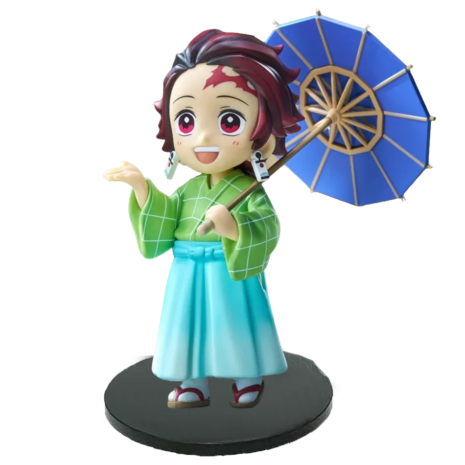 Anime Demon Slayer Kimetsu no Yaiba Figure 15cm Kochou Shinobu Kanroji Mitsuri Plum Rain Series Action Model Toy Gift