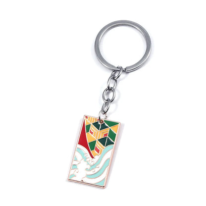 Demon Slayer Anime  Keychain Kamado Tanjiro Nezuko Hashira Ghost Slayer Corps Car Key Chain Cute  Birthday Gift For Anime Fans